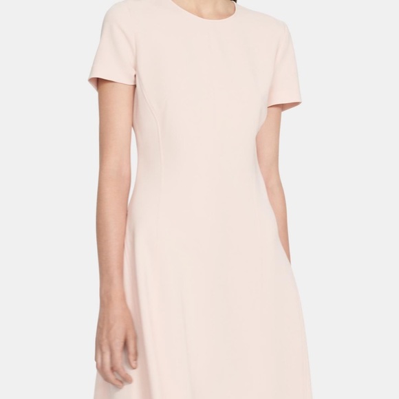 theory modern seamed shift dress